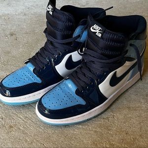Jordan 1 UNC Patent Men sz 9.5 Women sz 11